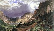 Storm in the Rocky Mountains, Mt Rosalie Albert Bierstadt